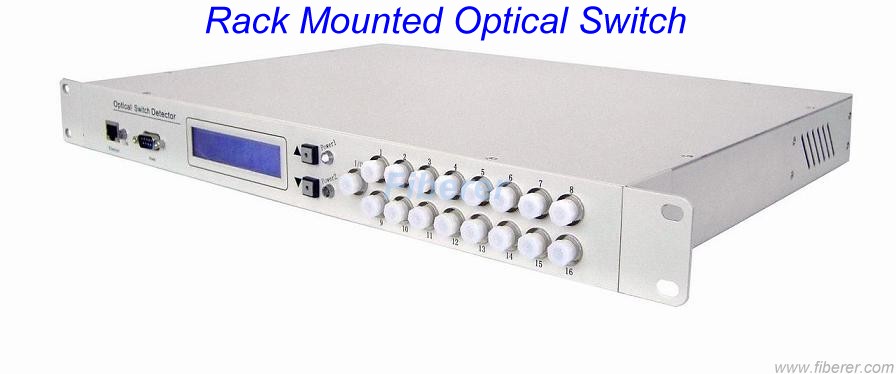 1xN rack mounted optical switch